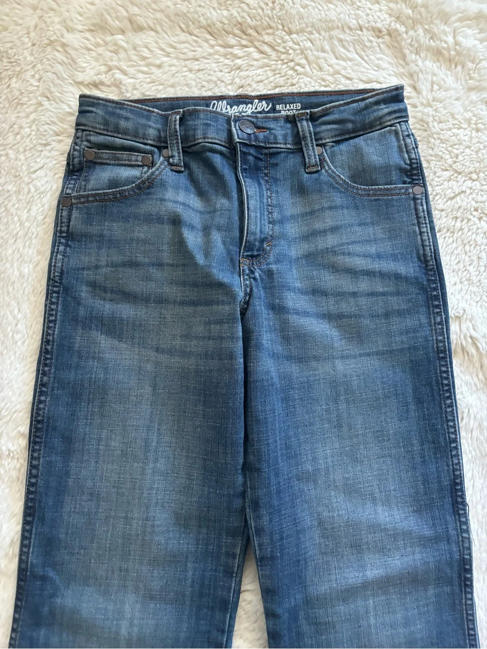 Wrangler Retro Relaxed Boot Cut Girls Jeans Size 14